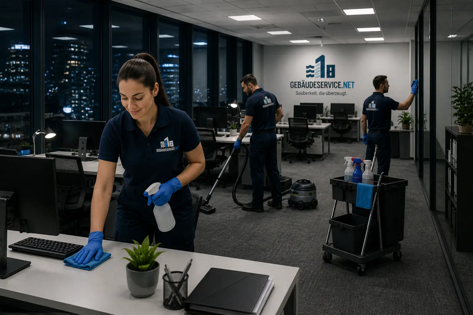 Facility Management für Unternehmen mit Gebäudeservice, Reinigung und Objektorganisation