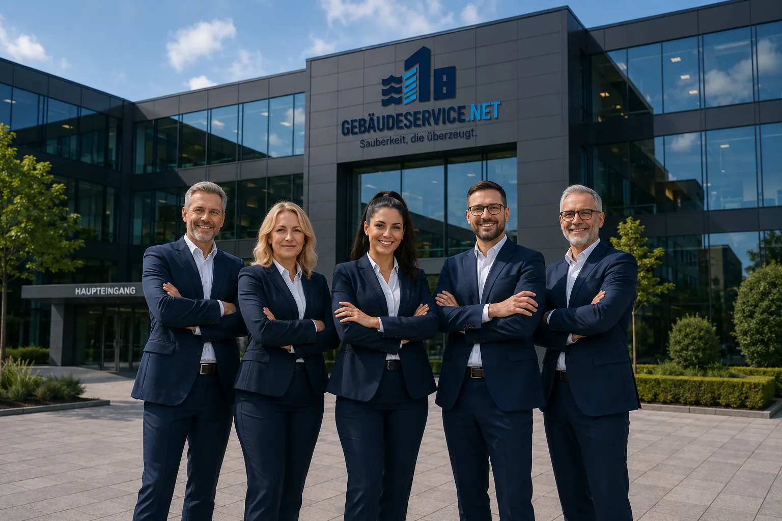 Gebäudeservice.net mit moderner Führungsebene und professioneller Organisation für Gebäudereinigung, Büroreinigung, Objektbetreuung und Hausmeisterservice